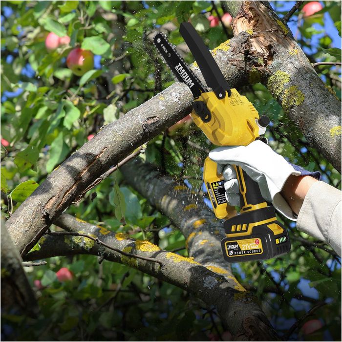 Piła Łańcuchowa Akumulatorowa Pro Pilarka 6" 2 Aku+Walizka Mocna Imoum