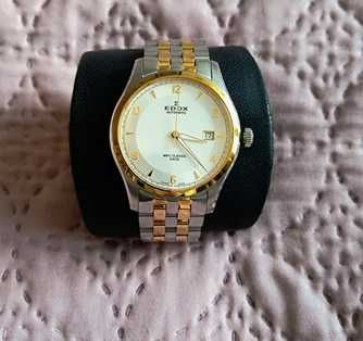 Zegarek męski firmy Edox WRC-automatic-Gold- Szafir