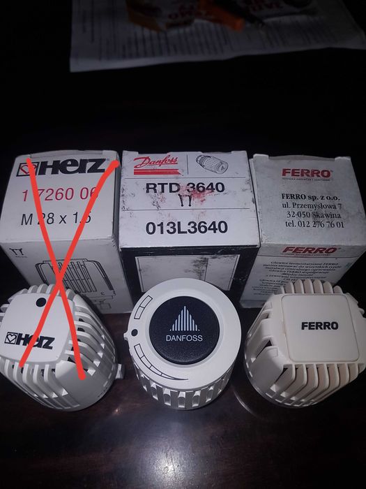 Термоголовка Danfoss,Ferro.