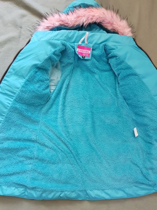 Kurtka zimowa dla dziewczynki rozm.128- 134