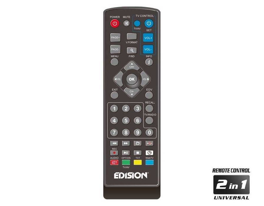 Dekoder Tuner EDISΙON picco T265, DVB-T2 H.265/HEVC