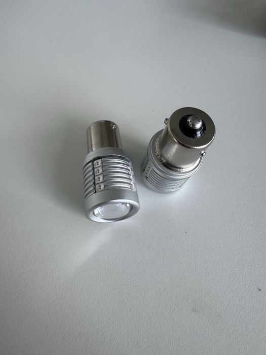 Par de lampadas Led PR21W vermelho