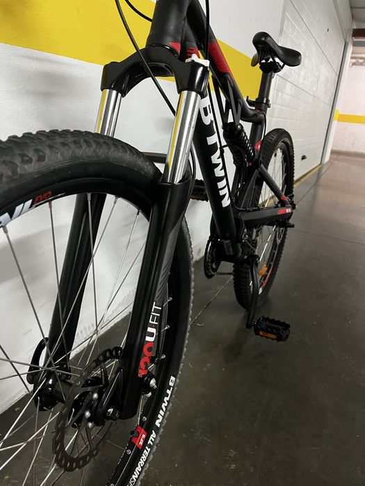 Bicicleta suspensão total rockrider 520s 27,5” Muito bom estado