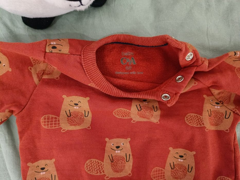 Bluza z meszkiem chłopięca niemowlęca C&A