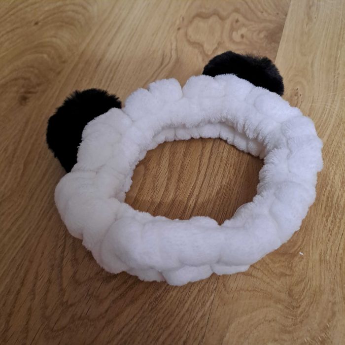 Pluszowa opaska na głowę panda / stan nowy