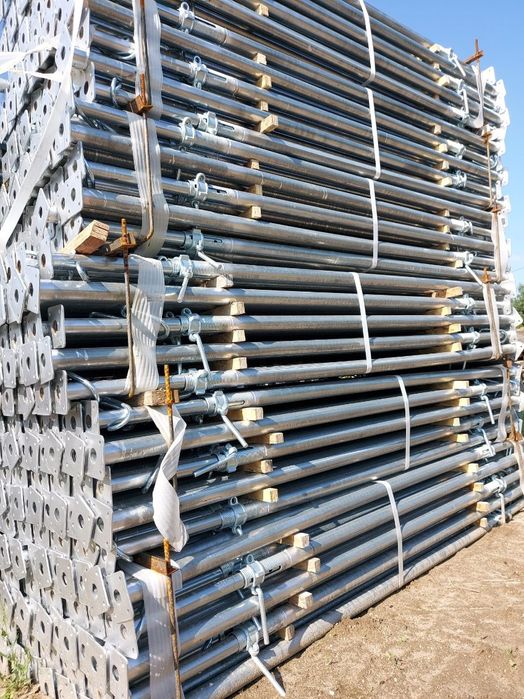 Stemple nowe ocynkowane podpory Stropowe Głowice Krzyżowe Trójnogi