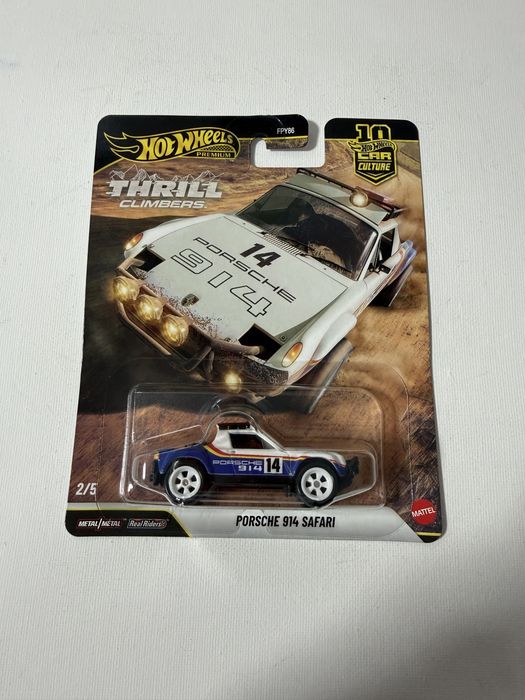 Hot wheels premium porsche 914 safari thrill climbers