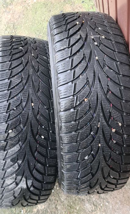 Opony zimowe r16 195/55 ok.6 i7 mm bieznika 2 szt