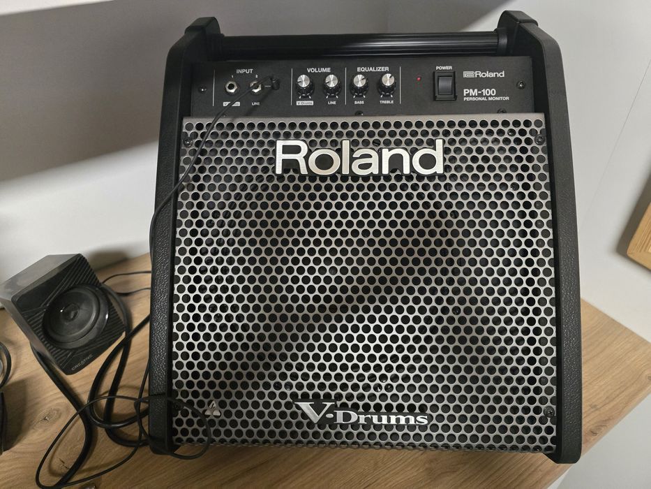 Odsłuch wzmacniacz do perkusji Roland pm 100