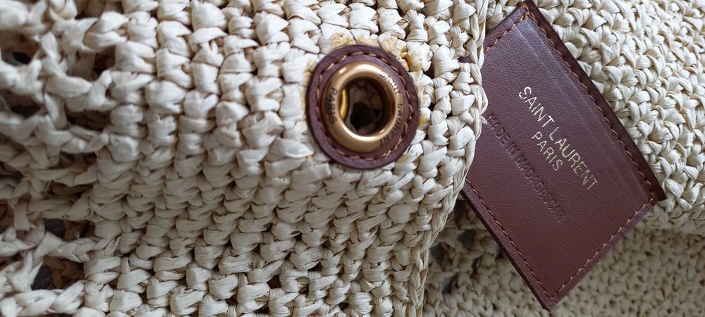 Torba Saint laurent Lcare crochet raffia PARIS