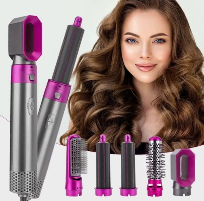 Мультистайлер 5 в 1 Hot Air Styler в кейсе фен браш стайлер