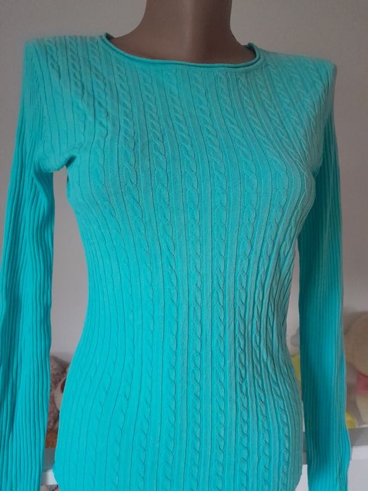 Jasny niebieski sweter sweterek S  36