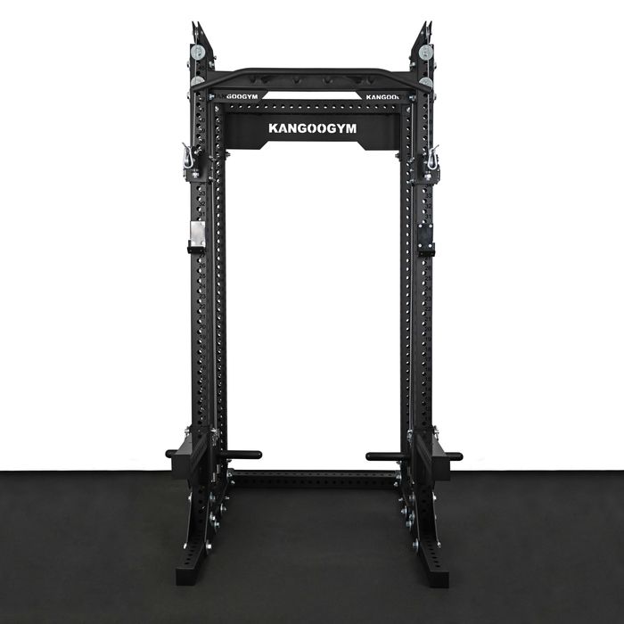 Half rack 80x80x3 + 2x wyciąg regulowany / klatka treningowa