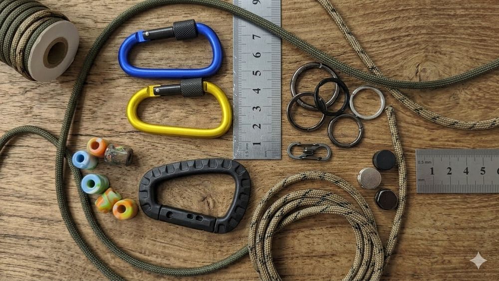 Кастомні брелки з паракорду 550 під замовлення | Індивідуальне виготов