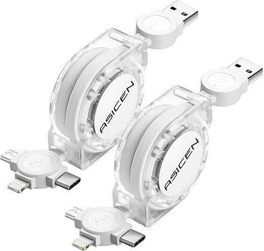 kabel do ładowania 3 w 1 micro/light/C rolka 2 sztuki