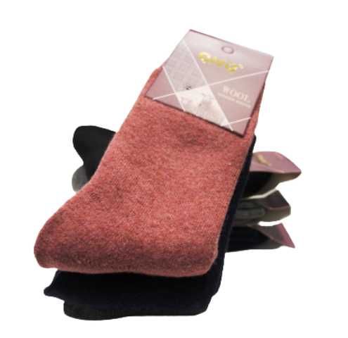 3 pary ciepłych skarpet damskich WEŁNA ANGORA