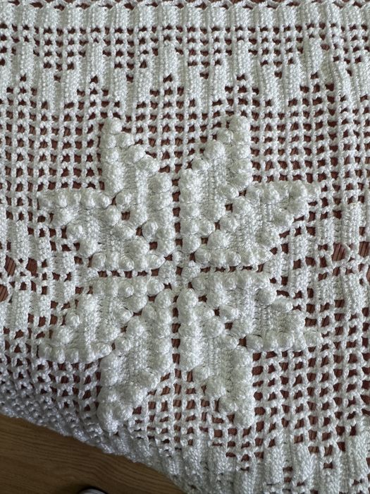 Colche casal em croché feito à mão