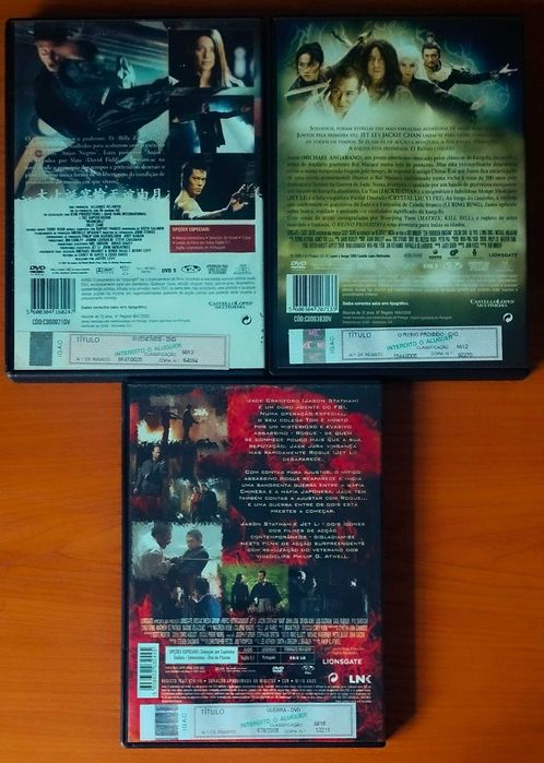 Lote de DVDs Especial "Jet Li"