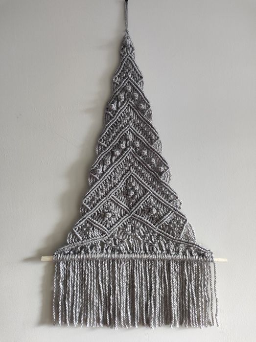 Choinka makramowa