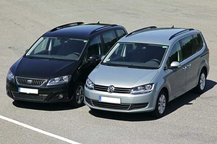 2 Capas Bancos de Trás (2ª fila) VW Sharan (7N) / Seat Alhambra (7N)