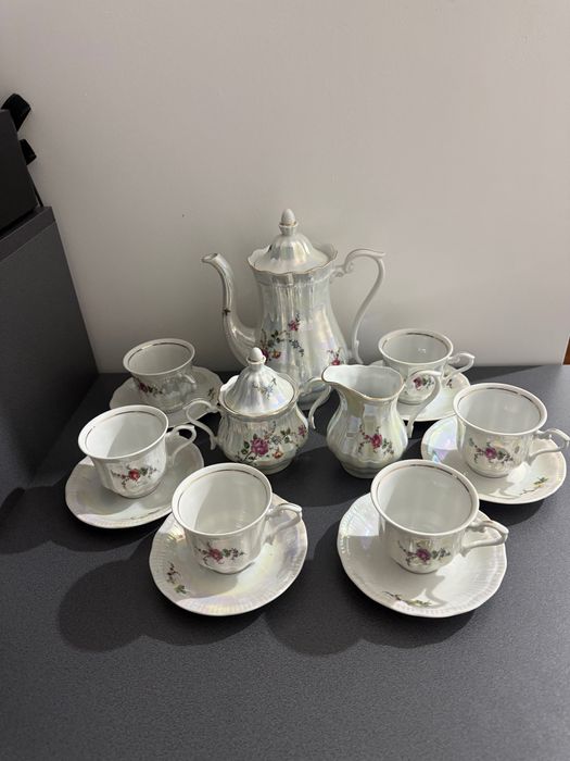 Zestaw kawowy porcelanowy Wałbrzych