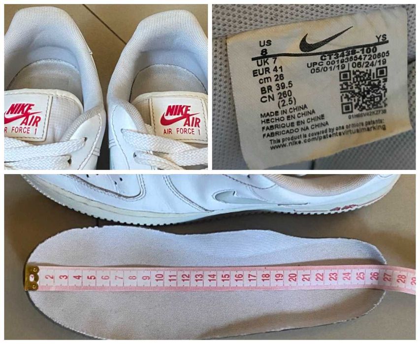 Кроссовки Nike Air Force 1 Low Jewel размер EUR-41/40-26 см.