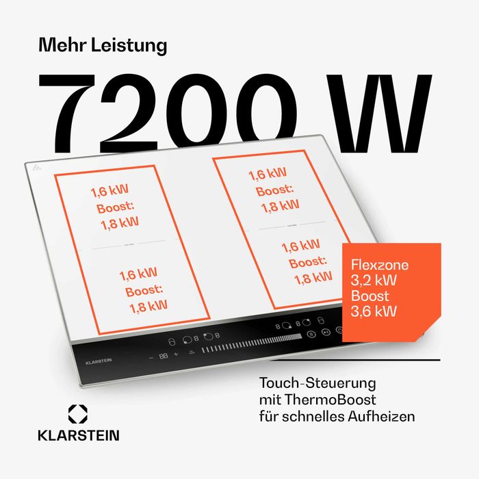 Индукционная плита індукційна поверхня Klarstein DualTone Flex