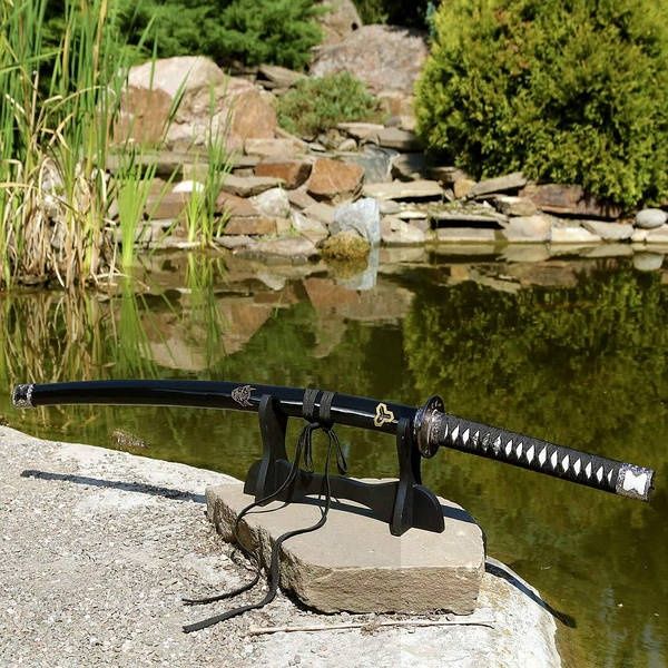 Сувенирная катана Ханзо, катана из кинофильма Kill Bill + подставка