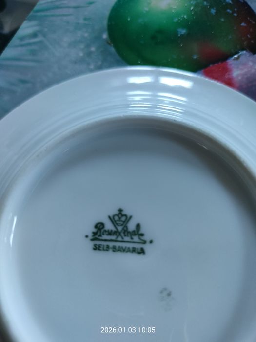 Rosenthal Antyk Filiżanka Mokka + Spodek  Chrysantheme Selb Bawaria