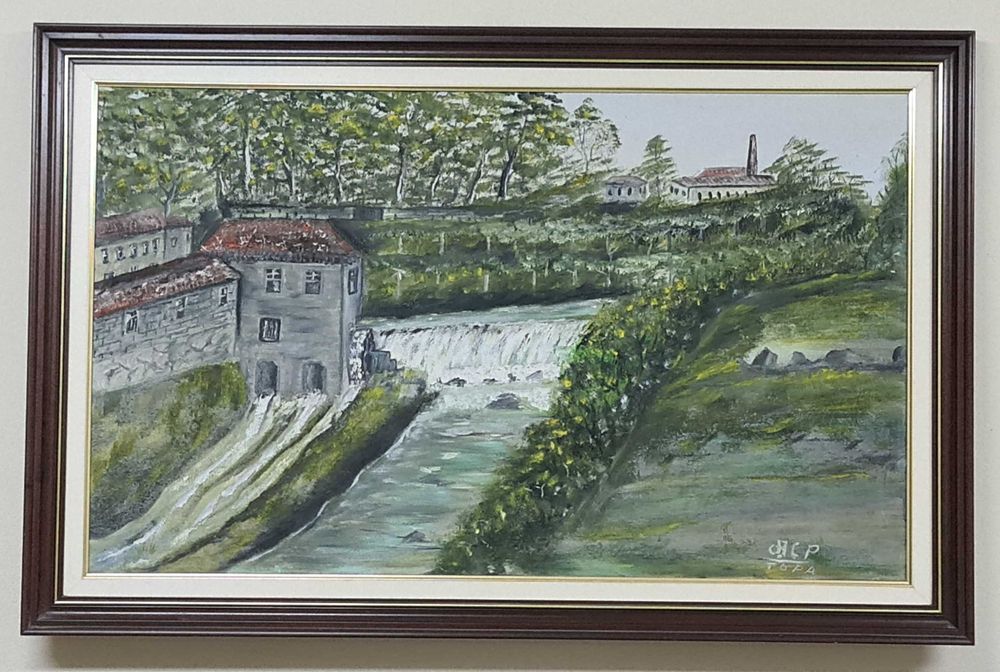 Quadro pintado á mão