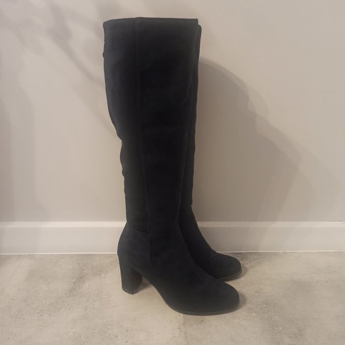 Granatowe kozaki Sergio Leone rozmiar 38