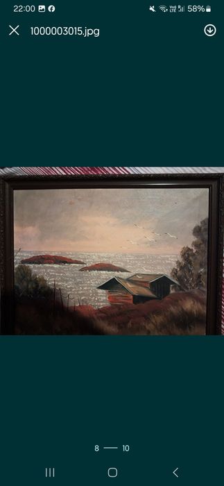 Sprzedam obraz malowany na płutnie