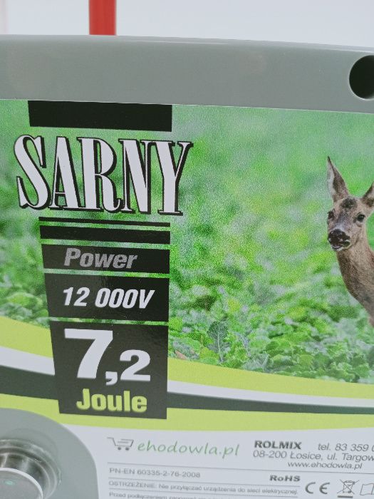 Pastuch elektryczny 12 000V Sarny Duża M O C !