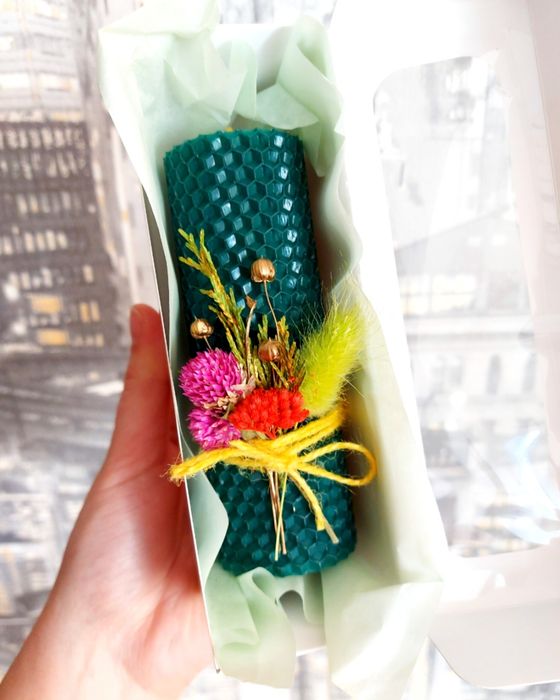 Корпоративні подарункові свічки на новорічні свята