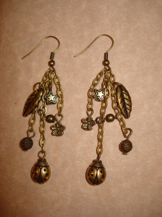 Brincos feitos à mão, compridos / Preço consoante modelo - Novos