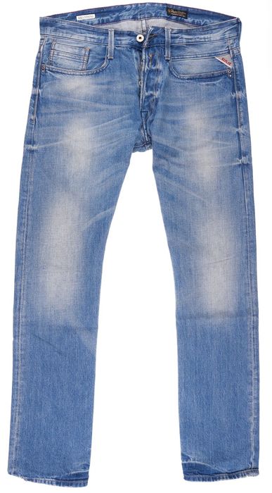 Spodnie Replay Billstrong 36/32 34/32 Męskie Straight Waitom 90CM