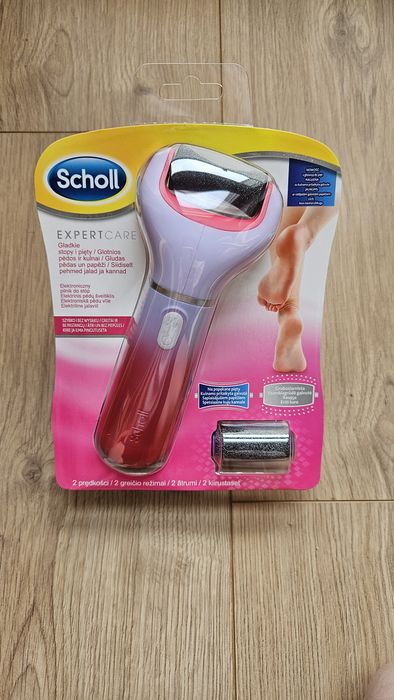 Elektryczny pilnik do stóp i pięt Scholl expert care różowy nowy
