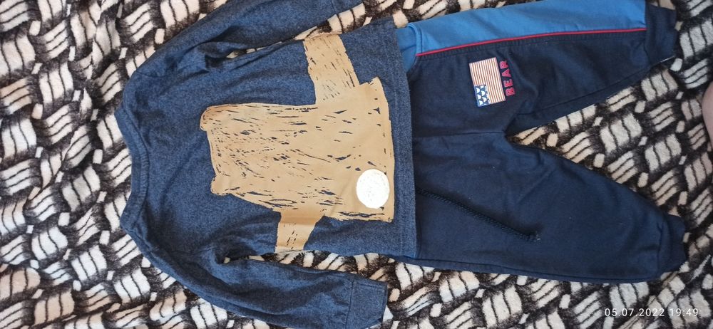 Костюм, комплект, штани, реглан 9-12 m