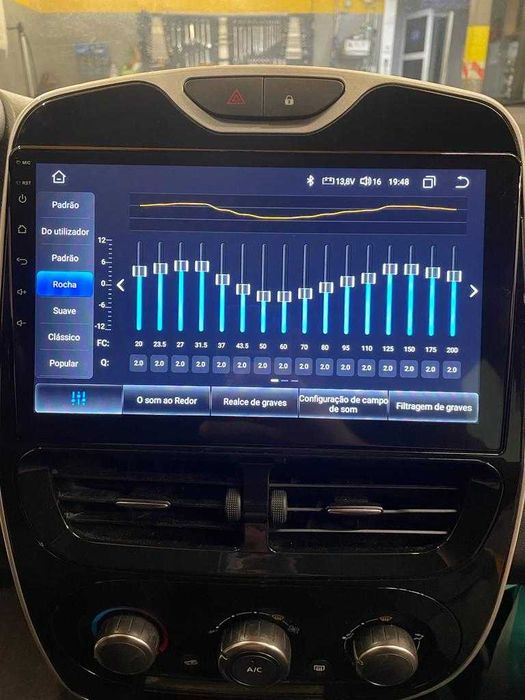 Auto-rádio android 14 10.1" Renault Clio 4 Zoe 2012 a 2018