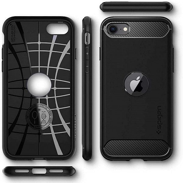 Spigen Rugged Armor Iphone Se 2020 / 2022 Black