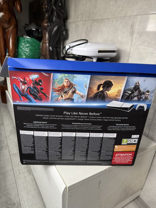 PS5 nova, tem apenas 48h de uso.