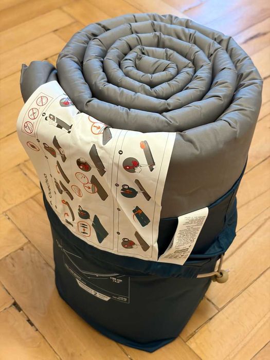 Mata samopompująca QUECHUA Basic 65 cm 190cm (1-osobowa) – NOWA!