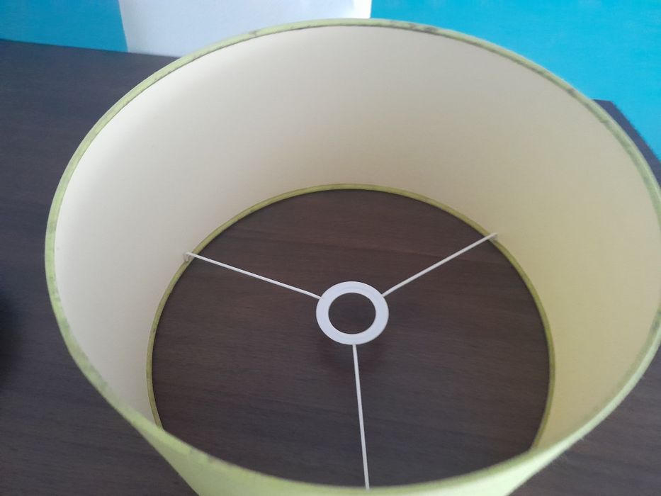 Abajour verde circular