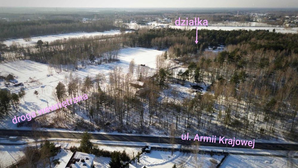 Działka pod lasem Lipowo WZ 1.500m2