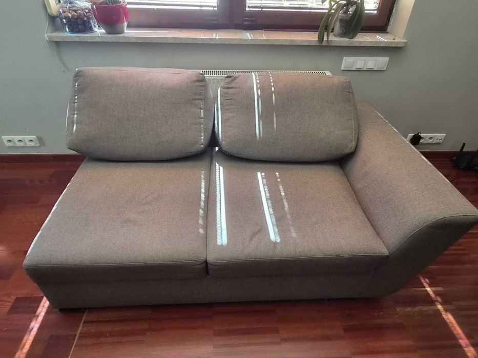 Sofa 3 elementowa szara