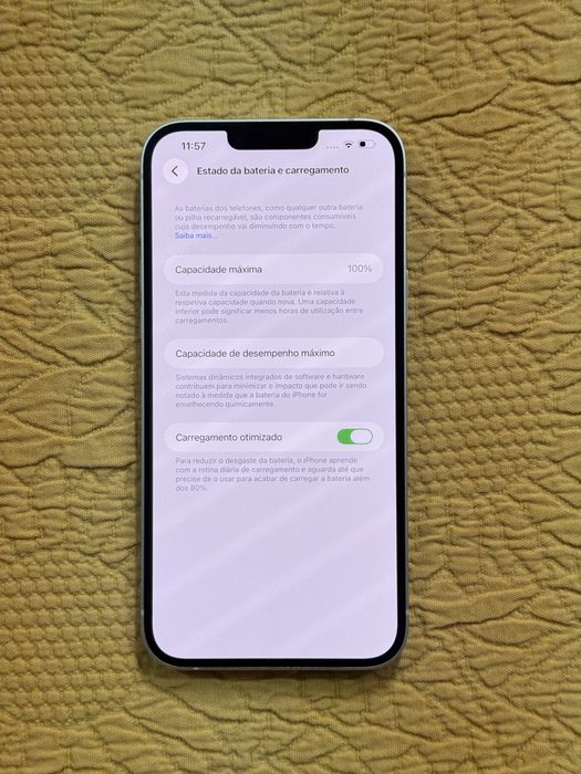 iPhone 14 Plus 256GB Branco - Bateria 100% saúde