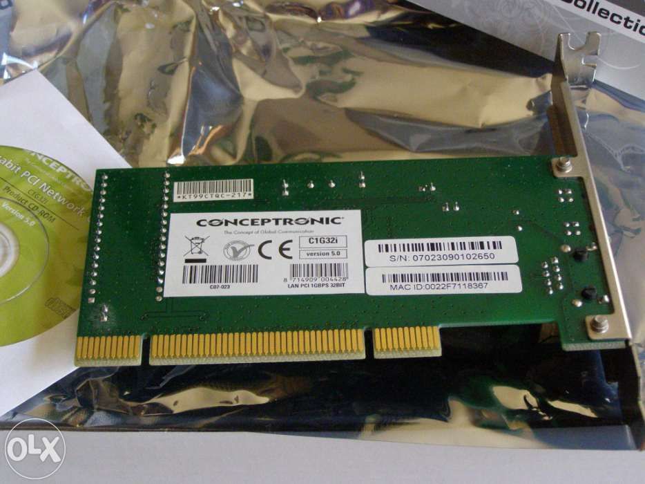 Placa de rede pci conceptronic 10/100/1000
