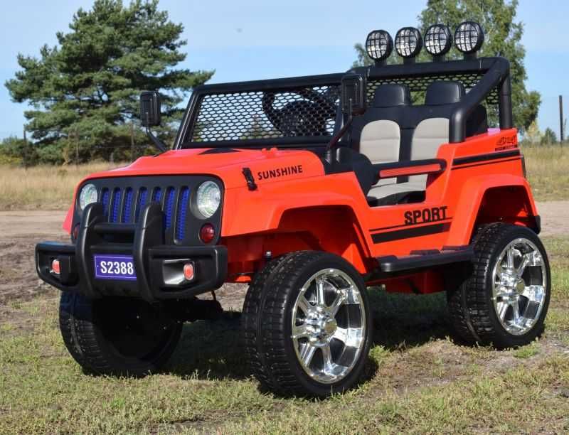 BAWIBUS.PL Auto samochód na akumulator JEEP WRANGLER 4x45W dżip autko