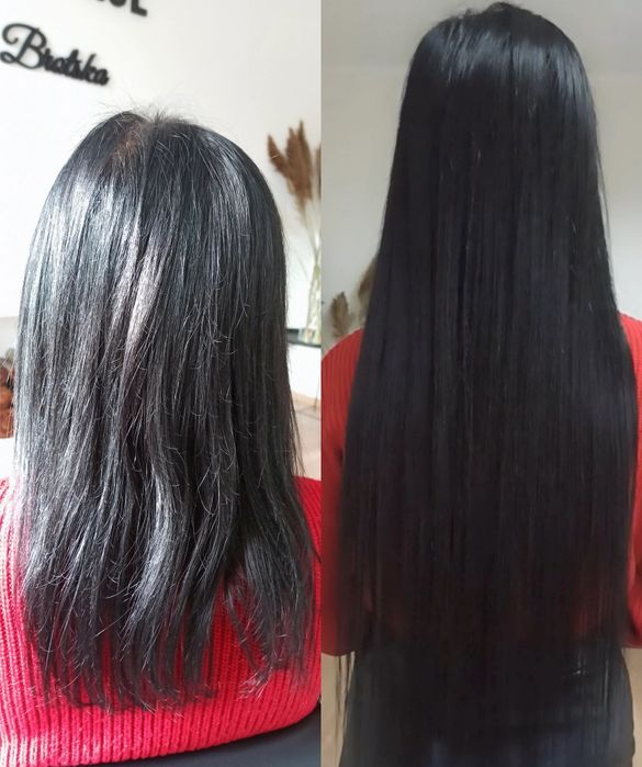 Нарощування натурального та біопротеїнового волосся