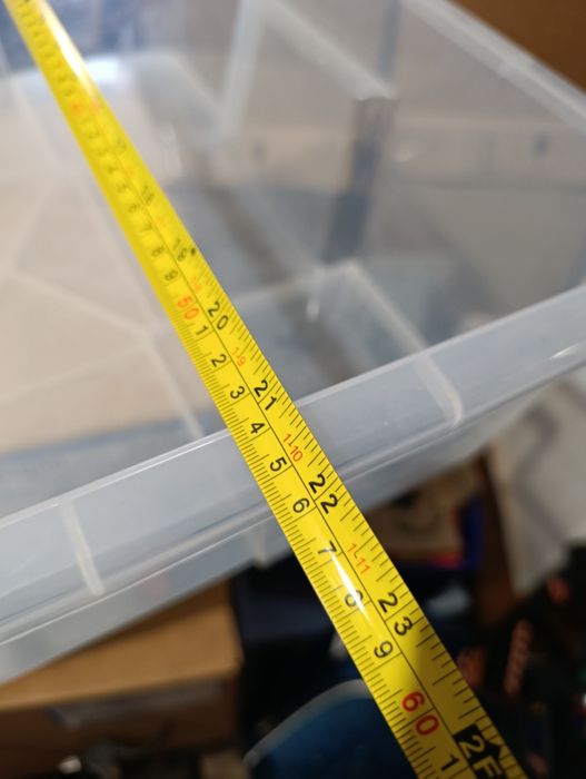 przezroczysty pojemnik do przechowywania Ikea 2 sztuki